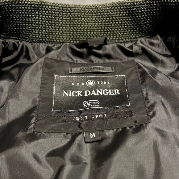 Men’s Nick Danger Bomber Jacket size M - Picture 5 of 5